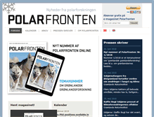 Tablet Screenshot of polarfronten.dk